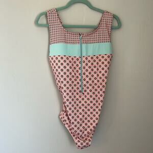 Lands End zip front swimsuit. Size 1X